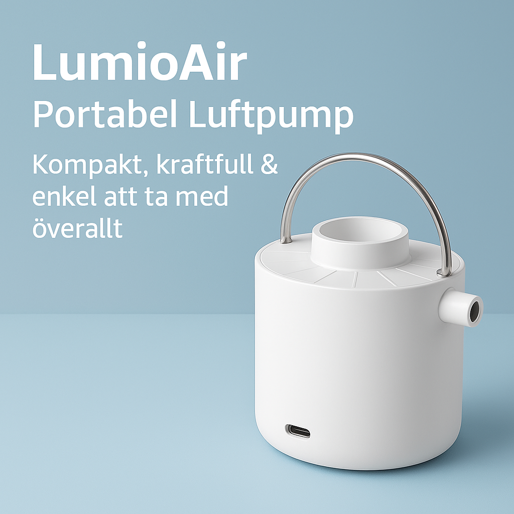LumioAir™ | Portabel Luftpump