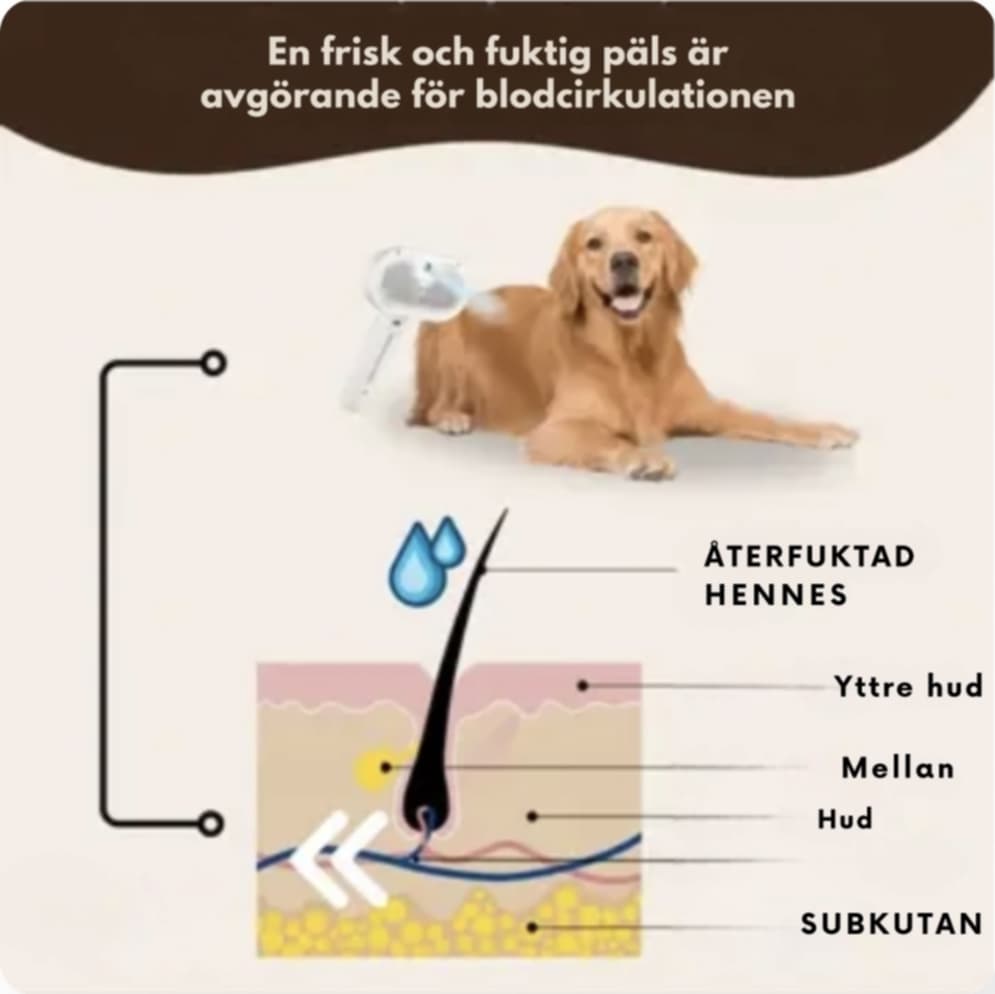 NordicPaws® Smoothi Steamer Brush